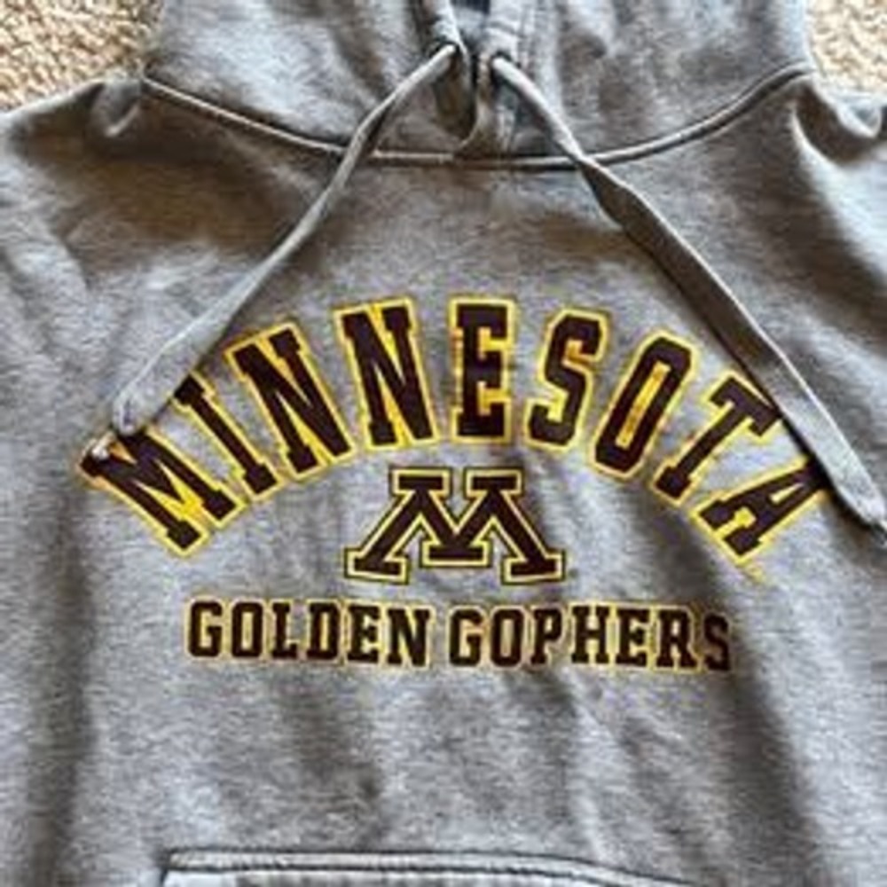 University of Minnesota Golden Gophers Hoodie Sweatshirt Men L